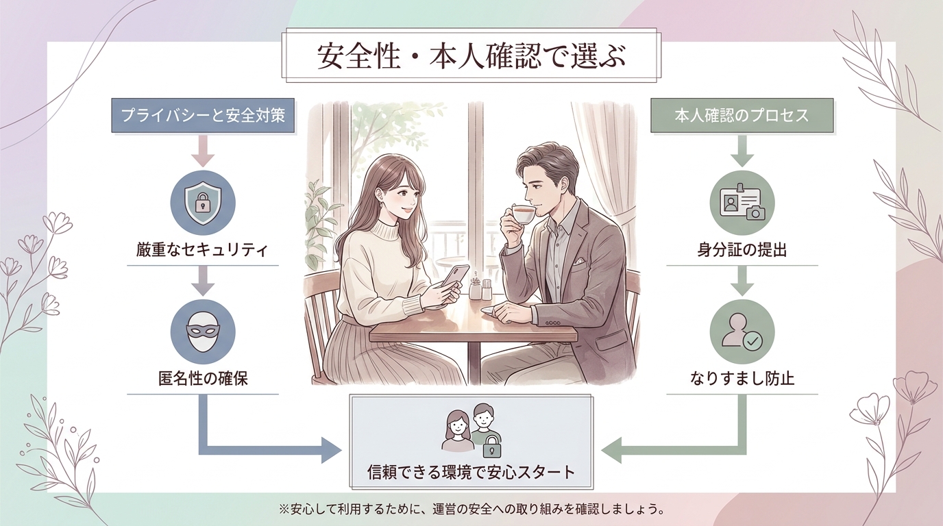 安全性・本人確認で選ぶ
