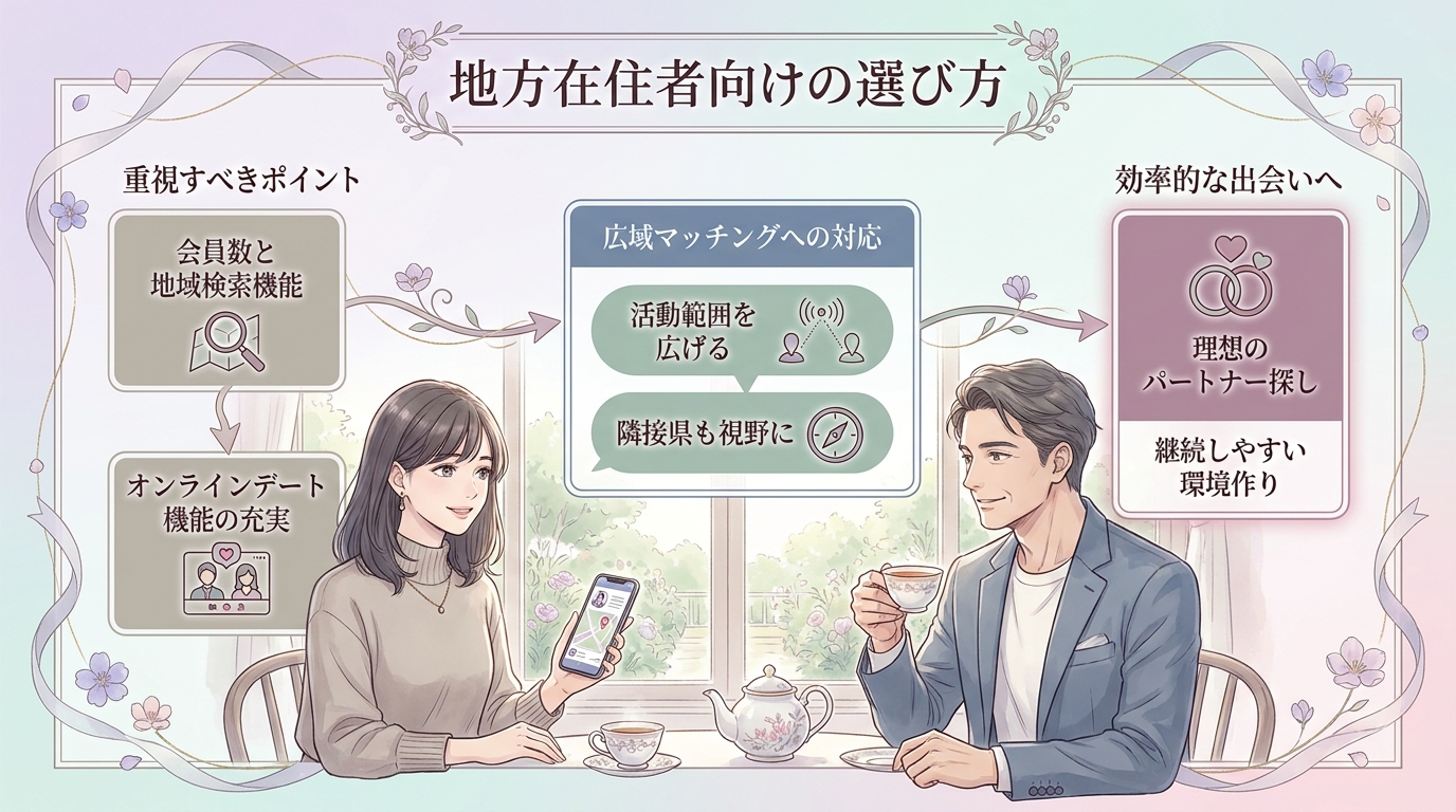 地方在住者向けの選び方