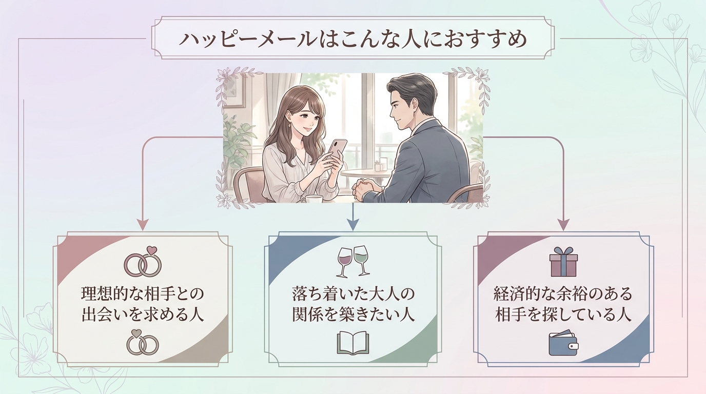 ハッピーメールはこんな人におすすめ