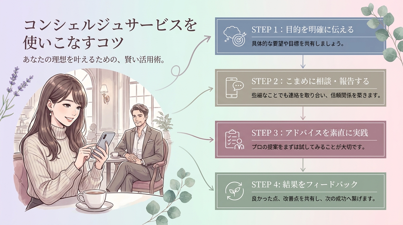 コンシェルジュサービスを使いこなすコツ